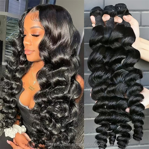 Meilleure vente 100% Remy brésilien brut cheveux vierges paquets usine en gros os cheveux raides italien Curl vague naturelle - Product Image 2