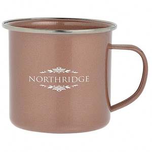 Taza de Hierro Esmaltada Personalizada, Ecológica, de Plástico PC, para Campamento al Aire Libre, Regalo Promocional, Diseño Vintage, Apta para Sublimación, Apta para Lavavajillas - Product Image 4