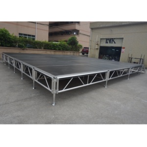 Scène mobile escamotable en aluminium scène modulaire de concert d'intérieur - Product Image 6