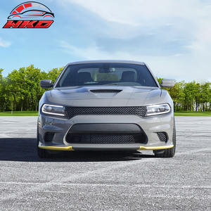 Pour Dodge Charger 2015-2023 SRT Scat Pack, lèvre de pare-chocs avant, séparateur, protecteur, 2 pièces, kit carrosserie de haute qualité - Product Image 2