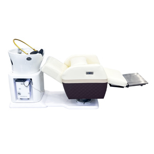Nouveau design Fauteuil de lavage électrique inclinable et rotatif pour salon de coiffure et spa, en vente - Product Image 1
