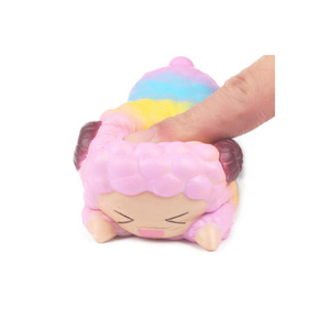 Pu Sleepy Sheep <b>Squishy</b> Toy Soft Slow Rebound Fidget Stress Relief For Kids 2 4 Years Unisex Gift Decor - Product Image 5