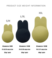 Protège-tétons adhésifs réutilisables en silicone, coussinets de soutien-gorge invisibles en forme de pétales, autocollants pour soutien-gorge féminin