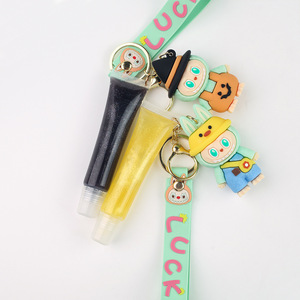 Brillo Labial Viburnum Labubu en Tubo, con Sabor a Frutas, Hidratante, Colgante para Llavero, Regalo, 3ml - Product Image 2