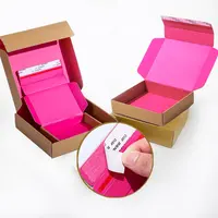 कस्टम लोगो रंगीन नालीदार गत्ते का डिब्बा शिपिंग बॉक्स परिधान पोशाक कपड़े पैकेजिंग के लिए टिकाऊ कागज मेलर बक्से