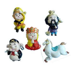 Yijias nouvelle série de voyage vers <span class=keywords><strong>l</strong></span>'ouest autocollants de réfrigérateur en résine de personnage de dessin animé, Magneti d'animation de style chinois - Product Image 3