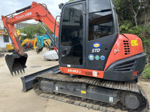 เครื่องขุด Kx183-3ขนาดเล็ก Kubota มือสอง Kx161 165 181 183 8ton 6ton 3ton รถขุดขนาดเล็ก - Product Image 2
