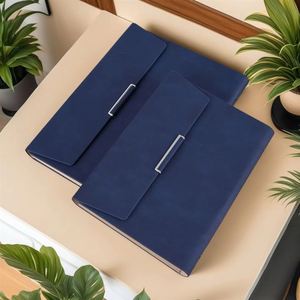 Libreta de Cuero PU A5 de Alta Calidad, con 6 Anillas, Planificador Diario y Semanal, Idea de Regalo Personalizada, Material de Cubierta de Tela y PP - Product Image 3