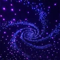 Plafond en fibre optique pour hôtel Plafond en étoile filante à effet vortex RVB Plafond en étoile de haute qualité pour cinéma Ktv Chambre à coucher