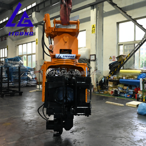 Philippinen Händler Preis Side Grip Pile Driver, Side Grab Vibro Hammer für 20-40t 18 Monate Garantie für Blech und Beton pfahl - Product Image 3