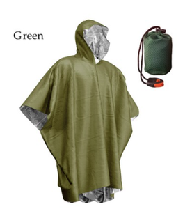 Poncho d'urgence personnalisé avec logo, doublure en mylar pour kit de survie, sécurité en plein air, imperméable, <span class=keywords><strong>isolation</strong></span> <span class=keywords><strong>thermique</strong></span> - Product Image 2