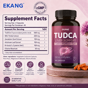 Private Label Liver Support Capsules Proprietary Blend Dietary <b>Supplement</b> for Adults 90 Capsules - Product Image 2