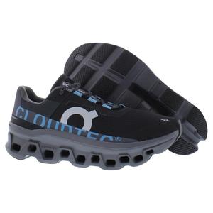 Chaussures de course pour hommes ON Cloudmonster, couleur noire Niagara, semelle légère et amortie - Product Image 4