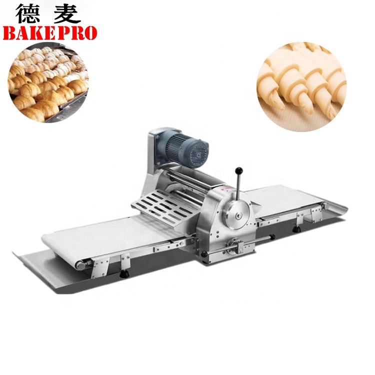 BAKEPRO CQSJ-400T настольная тестораскатка для пиццы, лаваши, коммерческий круассан, промышленная кухонная электрическая тестораскатка