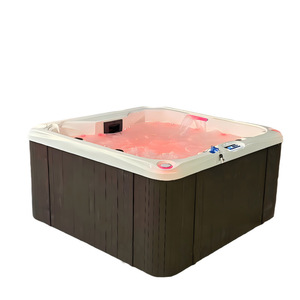 Baignoire de massage extérieure, piscine à eau chaude en acrylique pour hôtel-villa, bain spa à température constante pour 5 personnes, grand <span class=keywords><strong>jacuzzi</strong></span> - Product Image 2