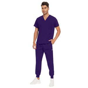 Conjunto de uniforme médico al por mayor de tela vaquera incluye bata de laboratorio para enfermeras y hospitales - Product Image 4