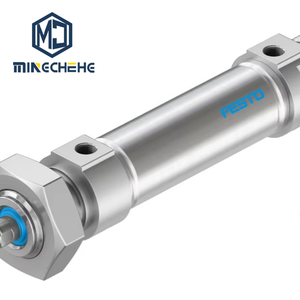 Actionneur pneumatique à double effet ISO Standard Round Cylinder DSNU-16-35-PPV-A DSNU-20-50-PPV-A avec amortissement réglable - Product Image 1