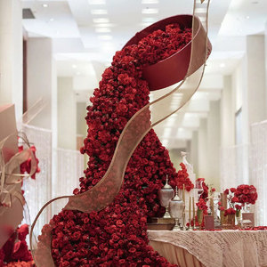 Bouquet de roses artificielles en flanelle de haute qualité, 7 tiges, décoration de mariage, cadeau pour la Saint-Valentin - Product Image 6