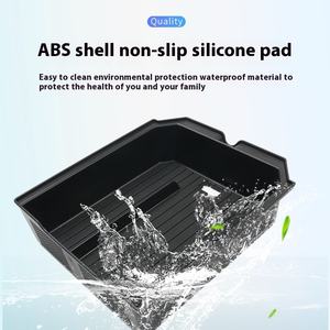 Para Tesla Huan, Nueva Versión, Modelo 3, soporte para gafas de Control central, caja de almacenamiento, reposabrazos, accesorios de almacenamiento para <span class=keywords><strong>coche</strong></span> - Product Image 4