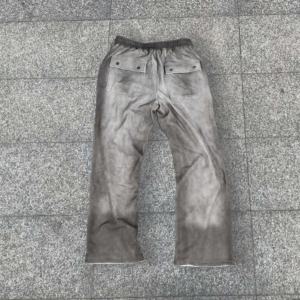 Pantalones Jogger Personalizados para Hombre, Estilo Retro, Lavado Desgastado, Bolsillos Laterales, Corte Holgado, Pierna Ancha - Product Image 3