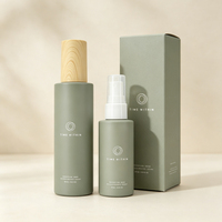 Botol Semprot Kaca Kosong 60ml 80ml 100ml untuk Perawatan Wajah, Lotion, Kosmetik, Krim, Kemasan Cairan