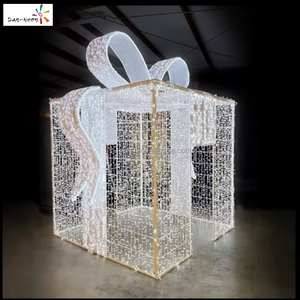 Outdoor Christmas decoration <b>light</b> <b>led</b> gift <b>box</b> for holiday lighting 26 - Product Image 3