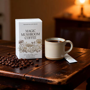 <span class=keywords><strong>Caffè</strong></span> ai Funghi Magici 6 in 1 Istantaneo con Cordyceps, Criniera di Leone, Chaga, Ashwagandha, Reishi, a Basso Contenuto di Caffeina per il Sistema Immunitario e il Cervello - Product Image 3