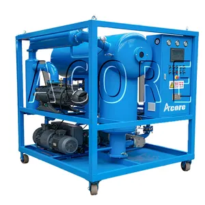 Transformer Oil Purification Process High Double Stages Vacuum Oil Purifier Sales