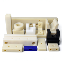 Componenti Meccanici in Plastica Lavorati a CNC ad Alta Tolleranza, Boccole Flangiata in UHMWPE, Rulli in Nylon