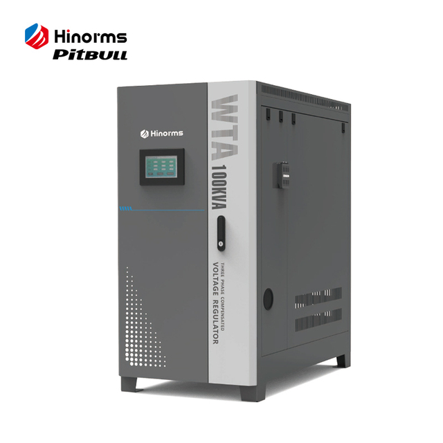 3 Phase AC Voltage Stabilizers Industrial Use WTA 50KVA Pitbull High Precision AVR Regulator Servo Motor High Efficiency SVC