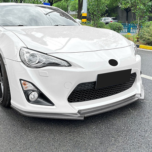 Amp-Z Front Bumper Lip Splitter Carbon Fiber Texture Matte Finish For Toyota 86 GT86 FT86 2012-2016 - Product Image 3