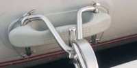 Poignée de maintien de bateau en PVC pour canots pneumatiques Dinghy Kayak en noir