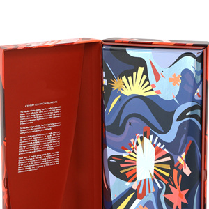Multipurpose Luxury Food <b>Floral</b> <b>Box</b> Book Shaped Magnetic Double Door Four-Color Printed Silver Foil Rigid Cardboard Eco-friendly - Product Image 6