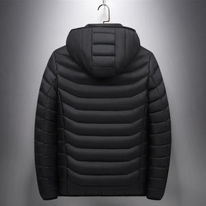 ANSZKTN-Manteau matelassé à 11 zones chauffantes USB pour hommes, veste chauffante rembourrée à capuche et recharge - Product Image 3