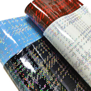 Tela reflectante con espejo láser, estampado de cuadros, cuero sintético de imitación PU, cuero impermeable <span class=keywords><strong>para</strong></span> accesorios de bolsa de paquete - Product Image 4