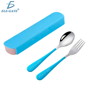 Juego de cubiertos portátiles Ele-Gate, cuchara, tenedor, utensilio de acampada de acero inoxidable 15121 - Product Image 4