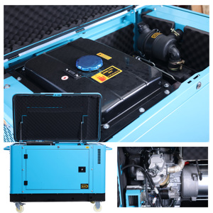 Portable Gasoline <b>Generator</b> 10KW 12KW 15KW 20KW <b>Silent</b> 220V 380V 50Hz 60Hz for Home Backup - Product Image 3