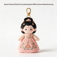 Poupée en peluche gothique de la série Fantaisie du Musée d'histoire du Shaanxi, personnalisée, mascotte réplique d'objet culturel de la dynastie Tang, oreiller, fabrication OEM sur échantillon