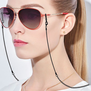 Chaîne de <span class=keywords><strong>lunettes</strong></span> en plastique écologique ZY en gros, mode féminine, perles colorées, portable, longueur réglable, sangle pour <span class=keywords><strong>lunettes</strong></span> de soleil - Product Image 2