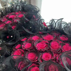 Día de San Valentín Día DE <span class=keywords><strong>LA</strong></span> MADRE Regalos Ramo boda natural secado inmortal eterno para siempre flores rosas preservadas - Product Image 6