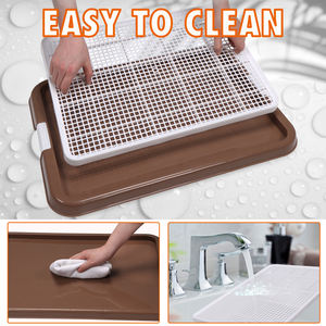 Veelkleurig Hondenpotje Urine Trainingsapparaat Groot Hondentoilet Trainingsbakje Met Urinepadenrek Kleine Middelgrote Honden Binnenshuis - Product Image 4