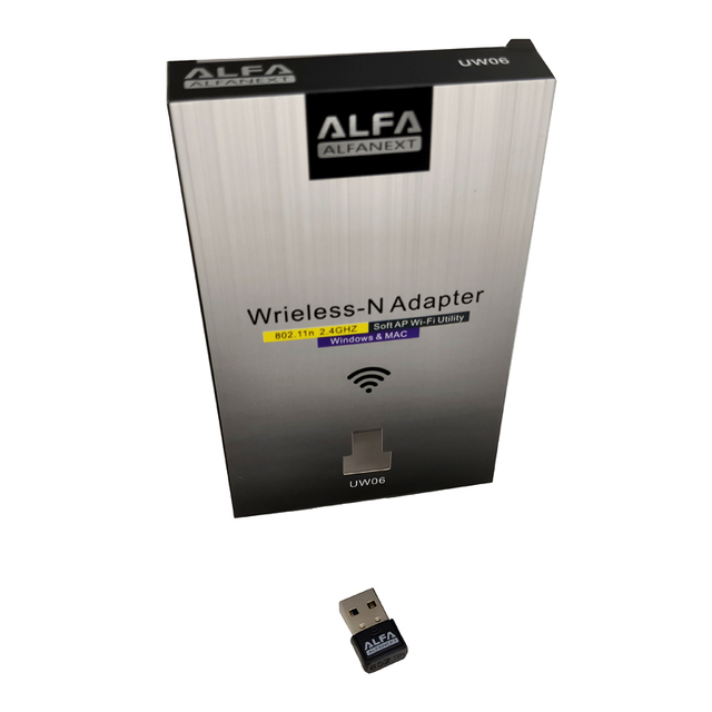 Alfa Factory USB Wifi Adapter External Wireless Dongle 150mbps Transmission Rate RTL8188 Desktop Computer Network Card Stock