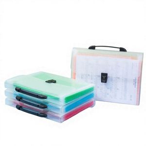Carpeta Acordeón Portátil de Alta Calidad, A4, Multicapa, Gran Capacidad, Bolsa para Documentos, Organizador de Clasificación de PP, Logotipo Personalizado - Product Image 1