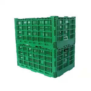 JOIN Folding Plastic Transportation Collapsible Moving Box Container Crates Cheap Turnover Transportation Box