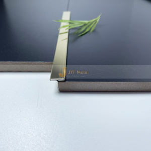 M163 Stainless Steel Mirror Gold Trim T-Shaped Transition Profile <b>Tile</b> Accessories Durable Waterproof Easy Installation for - Product Image 6