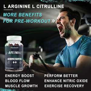 ソリラン 3000mg L-アルギニン シトルリン グミ プレワークアウト 筋力増強サプリメント シトルリン グミ - Product Image 3