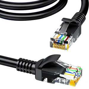 Câble de réseau Ethernet Cat5e UTP en cuivre nu RJ45 8P8C, longueurs multiples de 1M à 20M, conforme RoHS, pour communication LAN - Vente en gros - Product Image 4