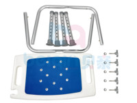 Chaise de bain de qualité médicale pour les personnes âgées-siège antidérapant cadre stable idéal pour les handicapés/handicapés utilisation de salle de bains