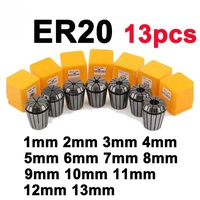 Collet à ressort ER de qualité AA, précision 0,008 mm, en acier à ressort 65Mn, ER16 ER20 ER25 ER32, pour porte-outil de tour et de fraisage CNC