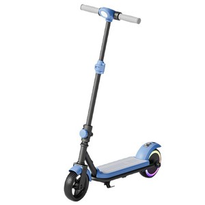 65-inch Two-Wheel Electronic Outdoor <b>Scooter</b> for Children; Portable Foldable Design Steel Frame PVC Wheels 12km/h ES601 Compact - Product Image 1